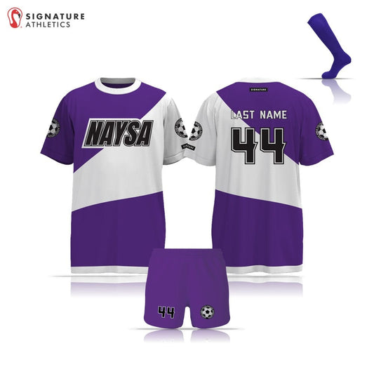 NAYSA Girl's LSU Purple 3 Piece Youth Package Signature Lacrosse