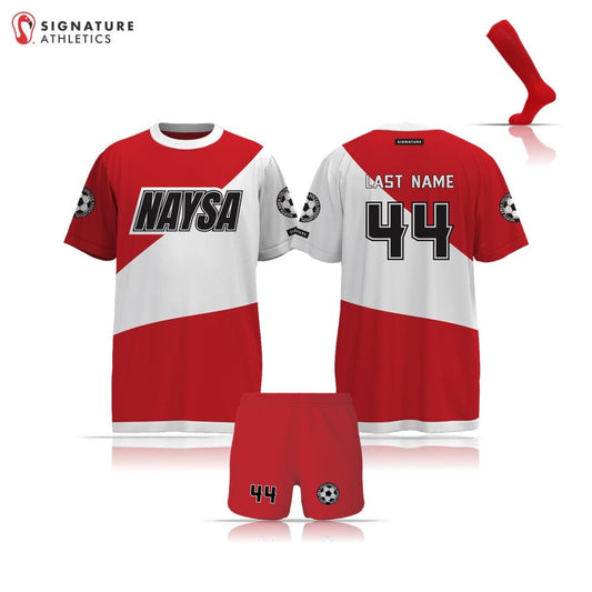NAYSA Girl's Signature Red 3 Piece Youth Package Signature Lacrosse