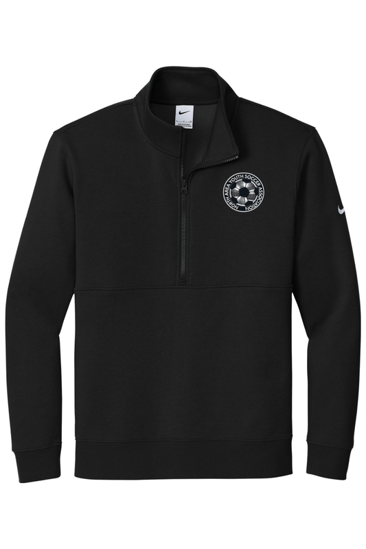 NAYSA Nike Club Fleece Sleeve Swoosh 1/2-Zip Signature Lacrosse