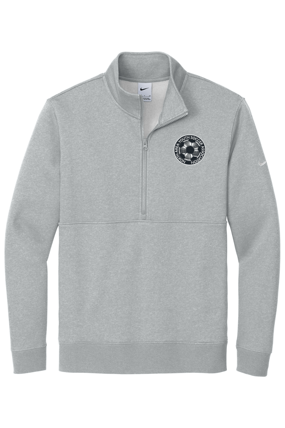 NAYSA Nike Club Fleece Sleeve Swoosh 1/2-Zip Signature Lacrosse