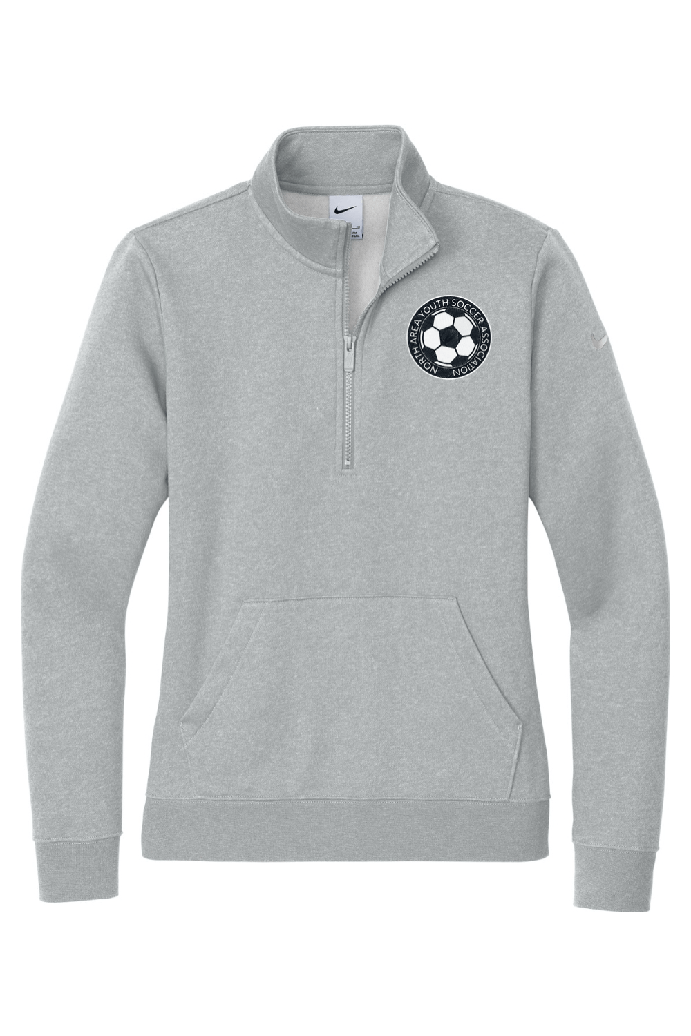 NAYSA Nike Ladies Club Fleece Sleeve Swoosh 1/2-Zip Signature Lacrosse