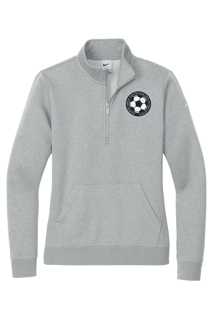 NAYSA Nike Ladies Club Fleece Sleeve Swoosh 1/2-Zip Signature Lacrosse