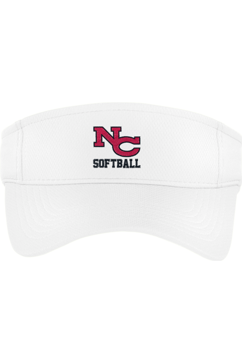NC Softball Embroidered Visor Signature Lacrosse