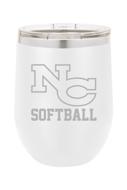 NC Softball Insulated Wine Tumbler Signature Lacrosse