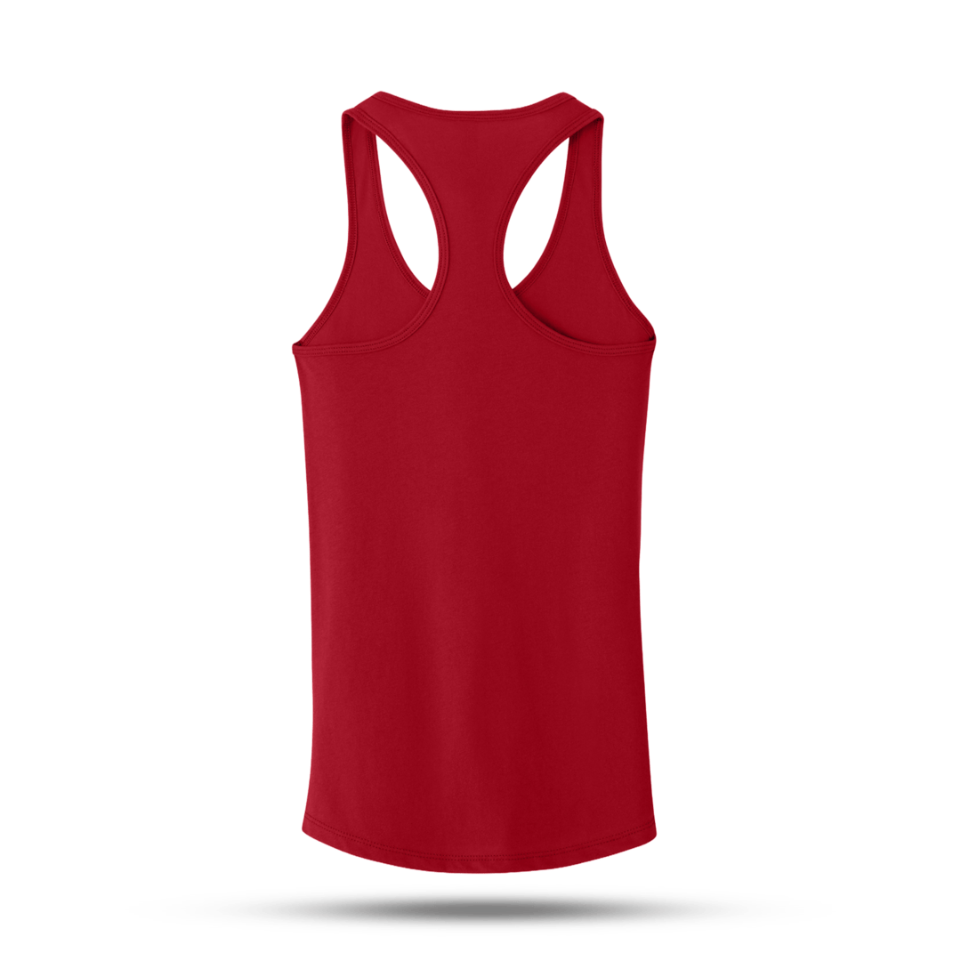 NC Softball Women's Red Mom Tank Signature Lacrosse
