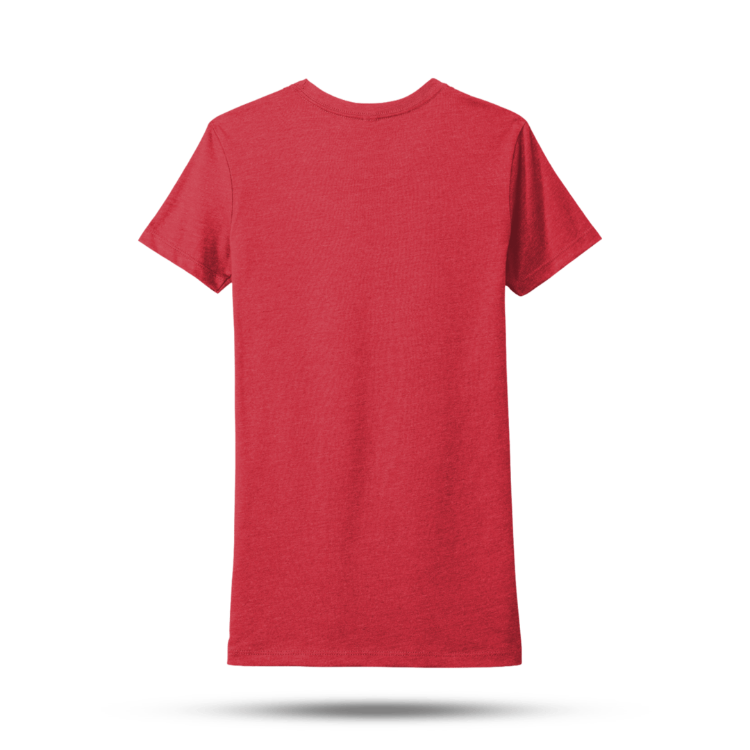 NC Softball Women's Red Mom Tee Signature Lacrosse