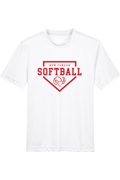 NC Softball Youth Athletic T-Shirt Signature Lacrosse