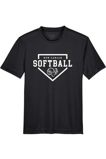 NC Softball Youth Athletic T-Shirt Signature Lacrosse