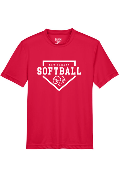 NC Softball Youth Athletic T-Shirt Signature Lacrosse