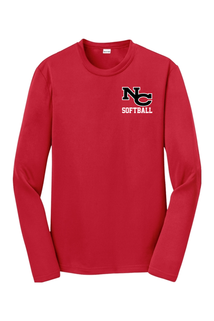 NC Softball Youth Long Sleeve T-Shirt Signature Lacrosse