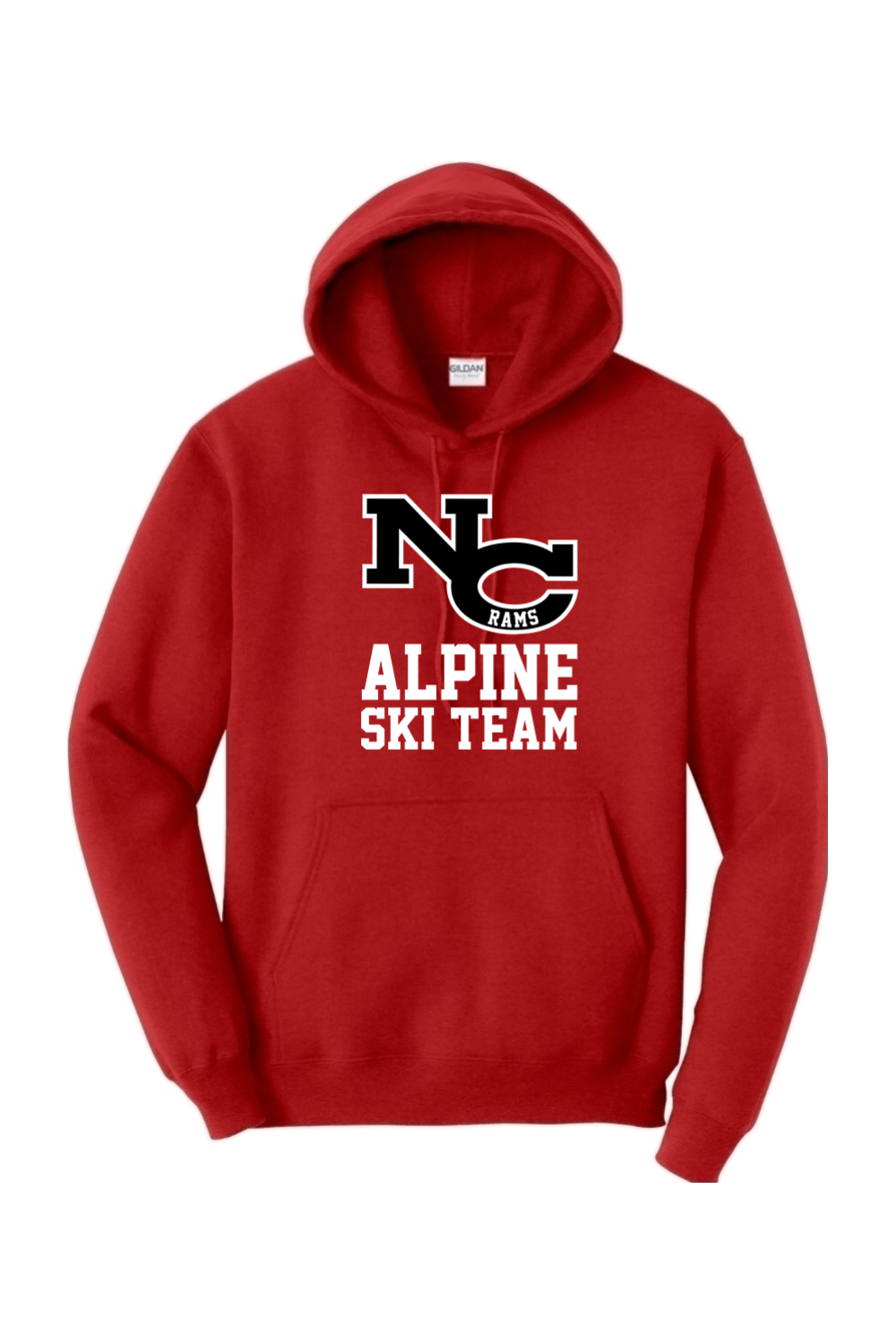 NCHS Alpine Ski Team Adult Heavyweight Hoodie Signature Lacrosse