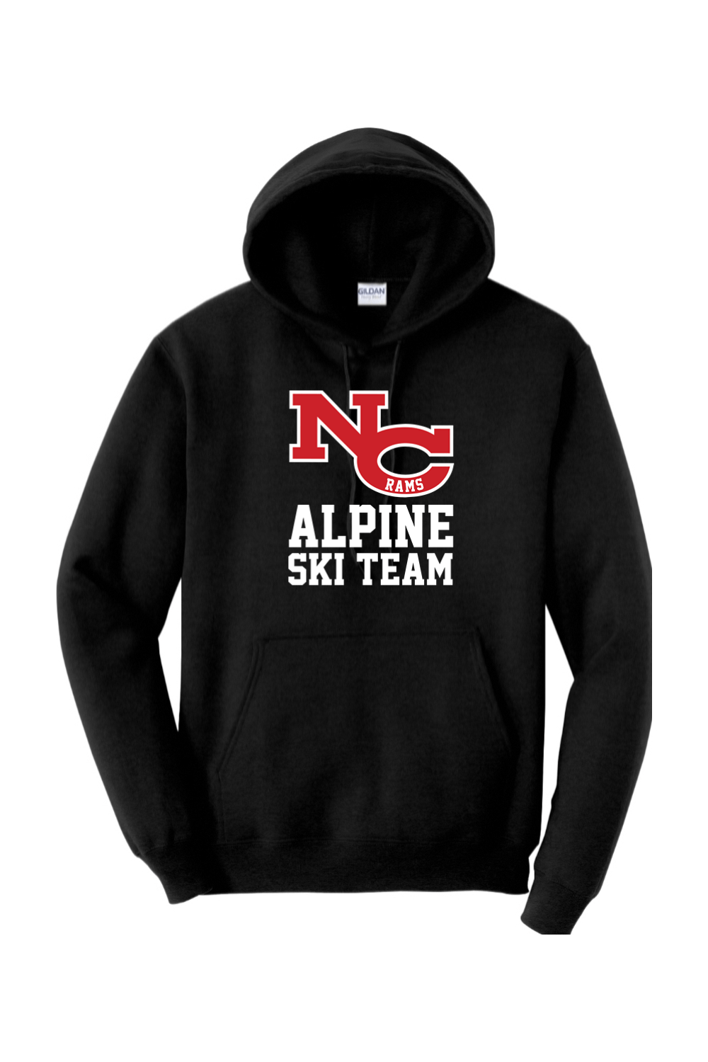 NCHS Alpine Ski Team Adult Heavyweight Hoodie Signature Lacrosse