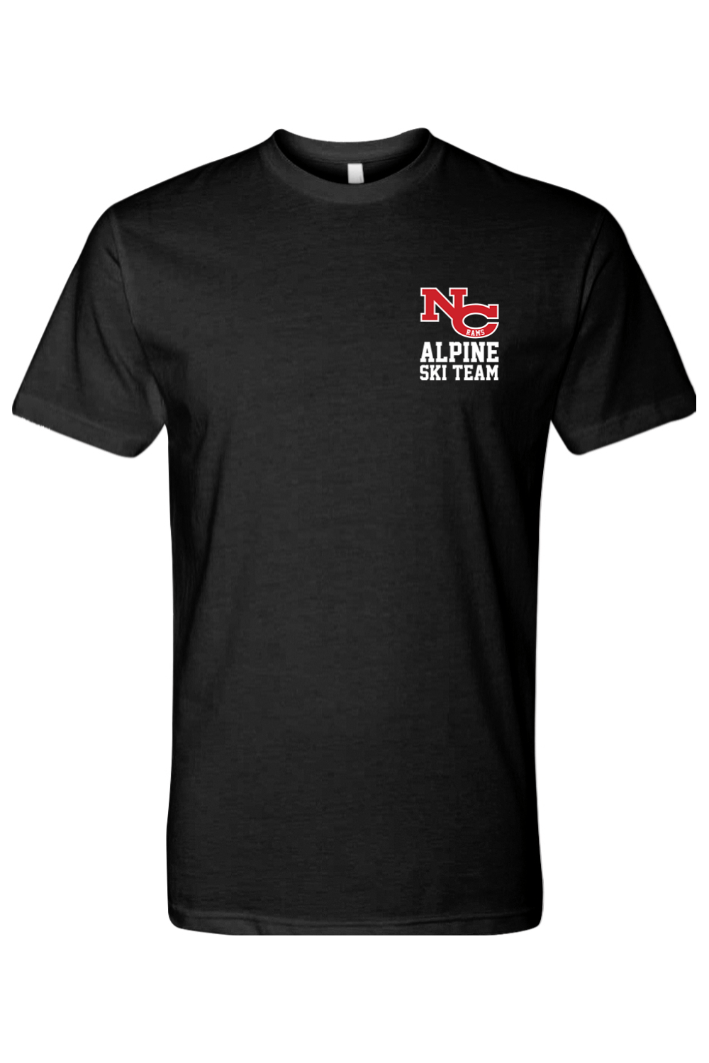 NCHS Alpine Ski Team Adult Men's T-Shirt Signature Lacrosse