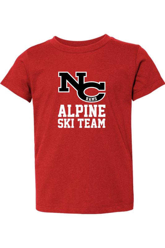 NCHS Alpine Ski Team Toddler T-Shirt Signature Lacrosse