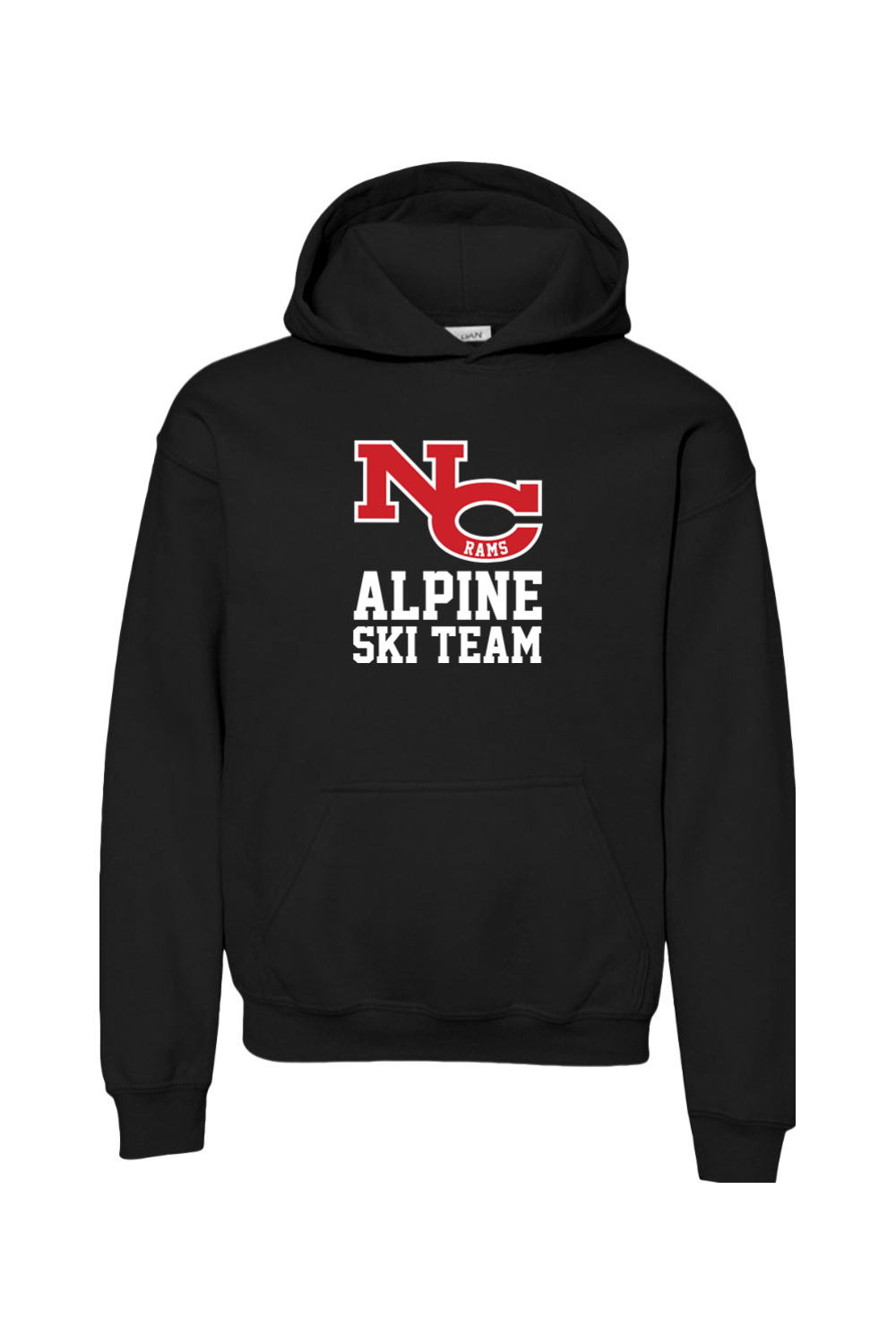 NCHS Alpine Ski Team Youth Hoodie Signature Lacrosse