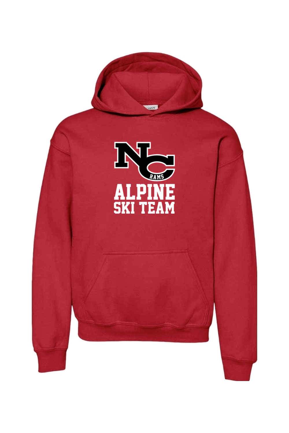 NCHS Alpine Ski Team Youth Hoodie Signature Lacrosse