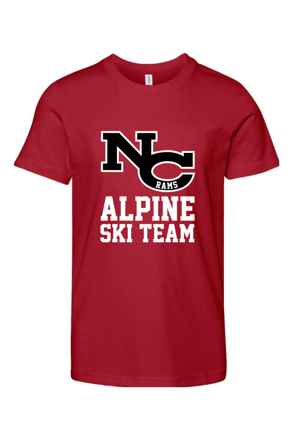 NCHS Alpine Ski Team Youth Lifestyle T-Shirt Signature Lacrosse