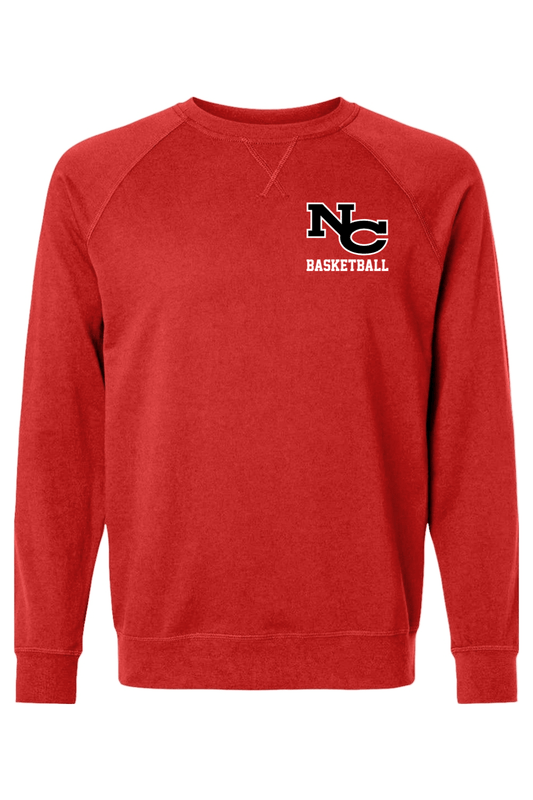 NCHS Basketball Adult Heavyweight Raglan Long Sleeve Signature Lacrosse