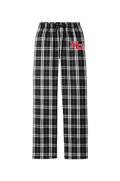 NCHS Booster Club Adult Women's Flannel Plaid Pants Signature Lacrosse