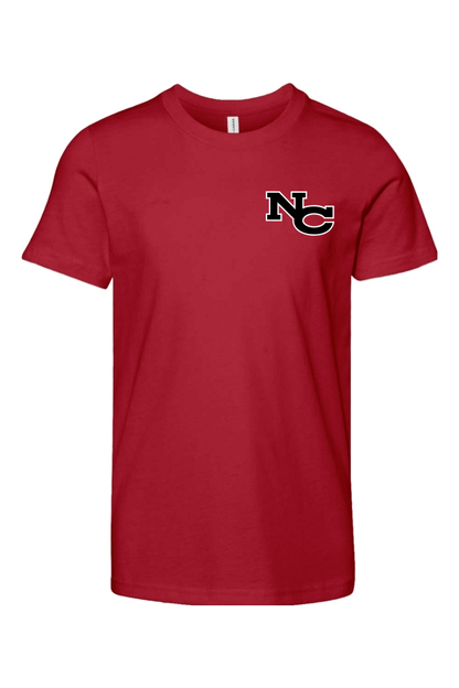 NCHS Booster Club Youth Lifestyle T-Shirt Signature Lacrosse