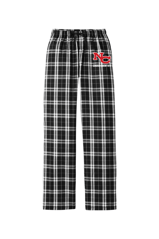 NCHS Cross Country Adult Women's Flannel Plaid Pants Signature Lacrosse