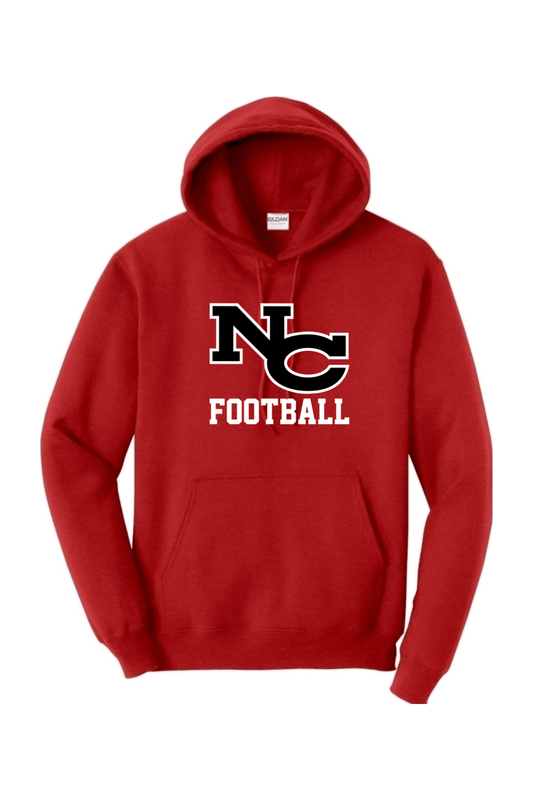 NCHS Football Adult Heavyweight Hoodie Signature Lacrosse