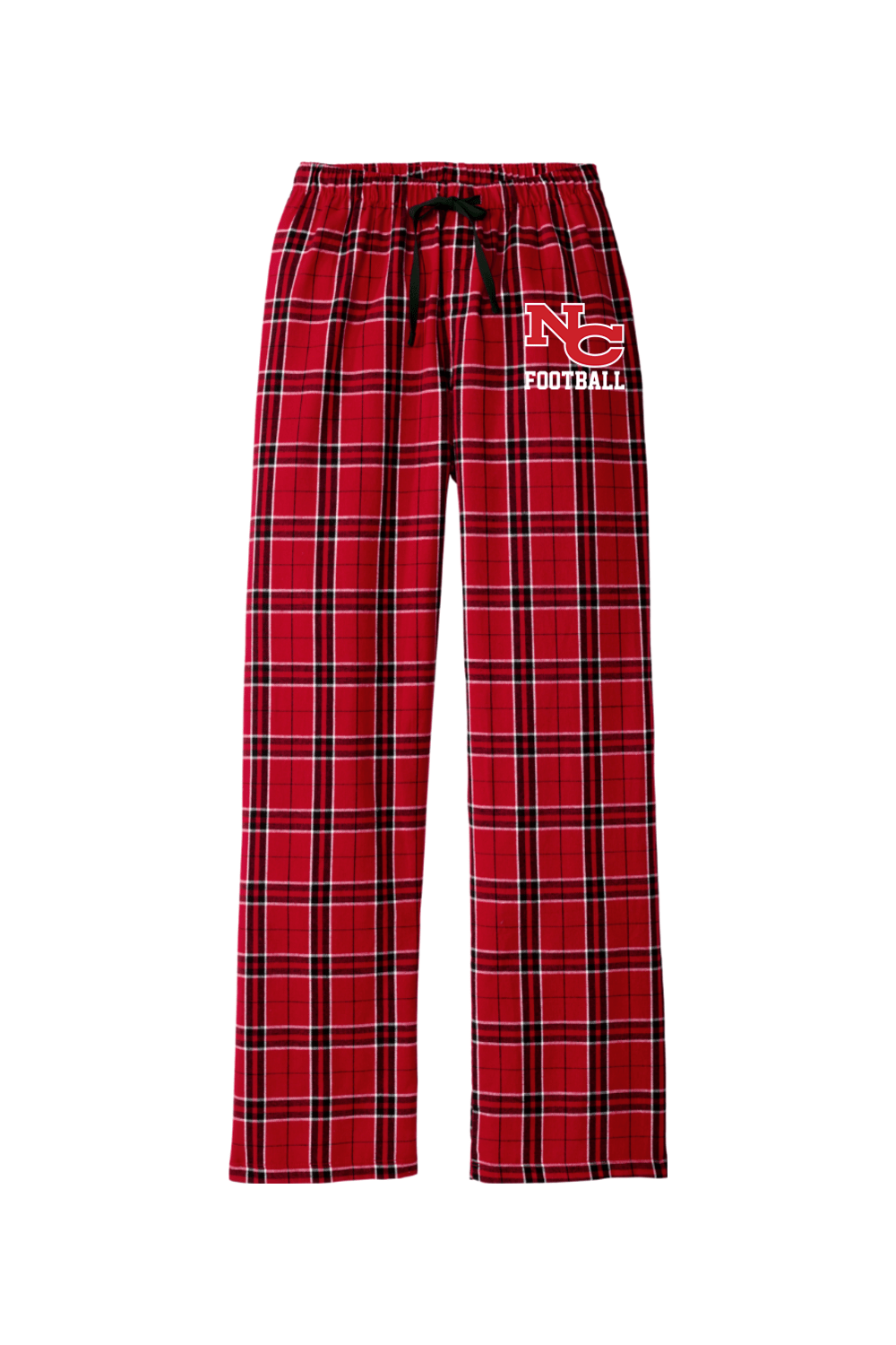 NCHS Football Adult Women's Flannel Plaid Pants Signature Lacrosse
