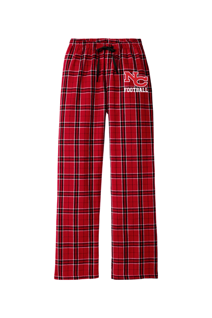 NCHS Football Adult Women's Flannel Plaid Pants Signature Lacrosse