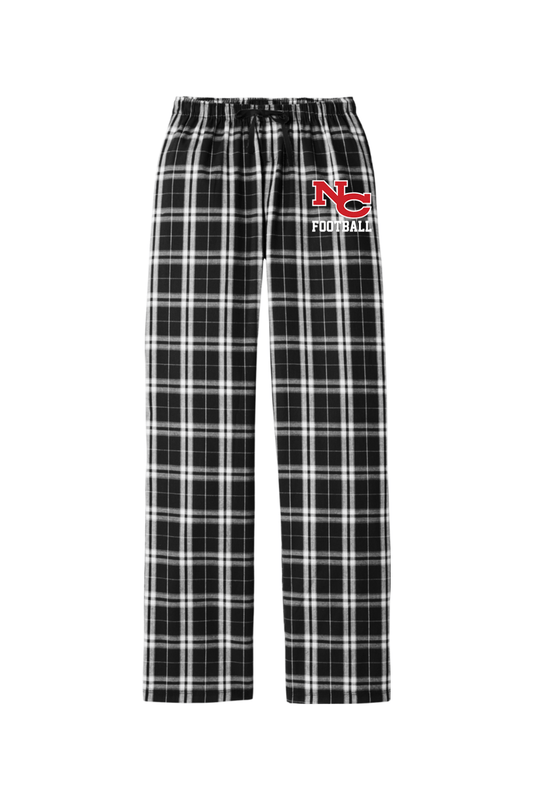 NCHS Football Adult Women's Flannel Plaid Pants Signature Lacrosse