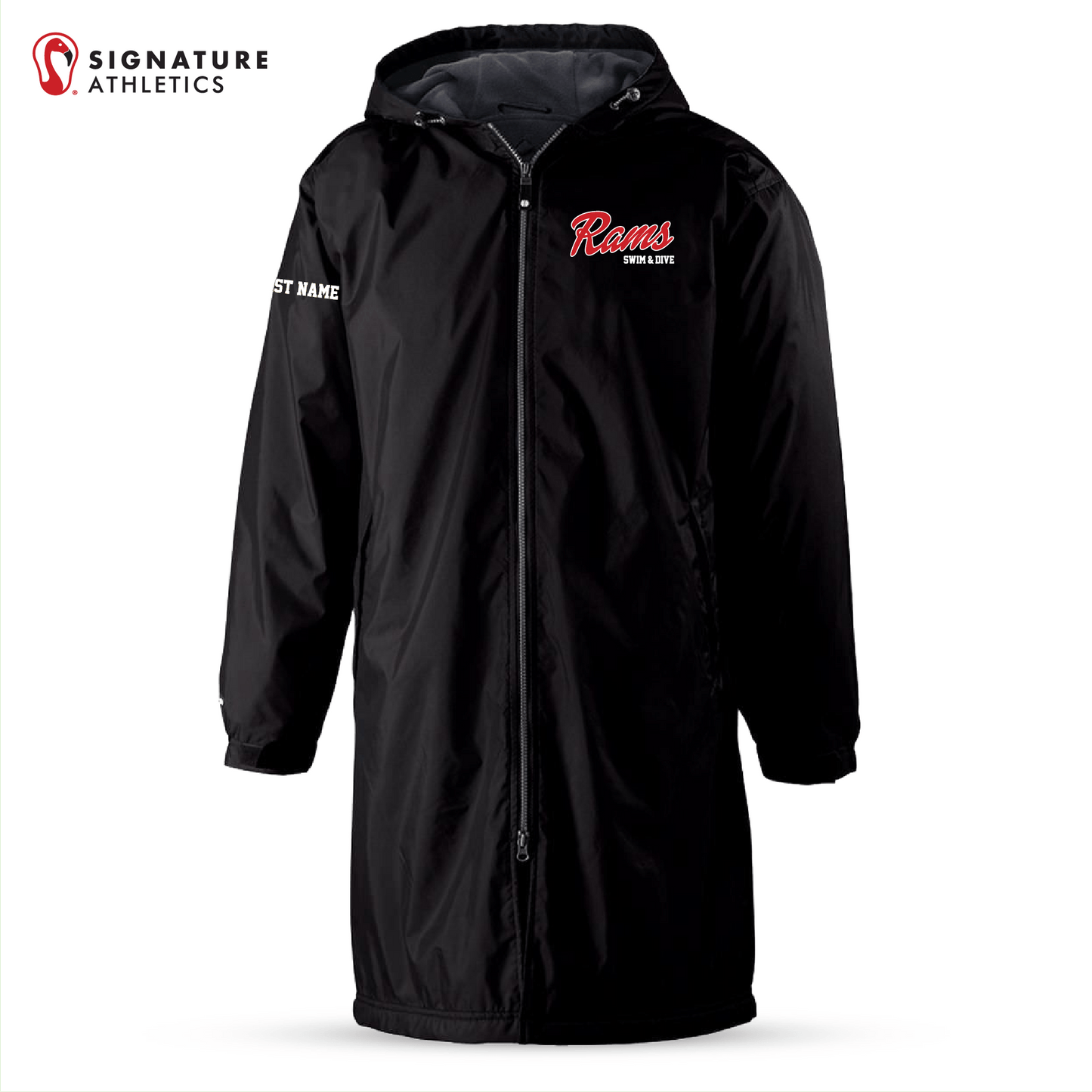 NCHS Girls Swim and Dive Holloway Conquest Jacket: NCHS Signature Lacrosse