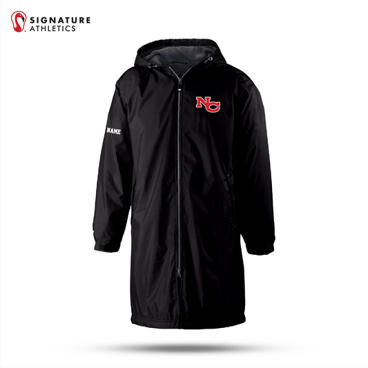 NCHS Men's Booster Club Holloway Conquest Jacket Black Signature Lacrosse