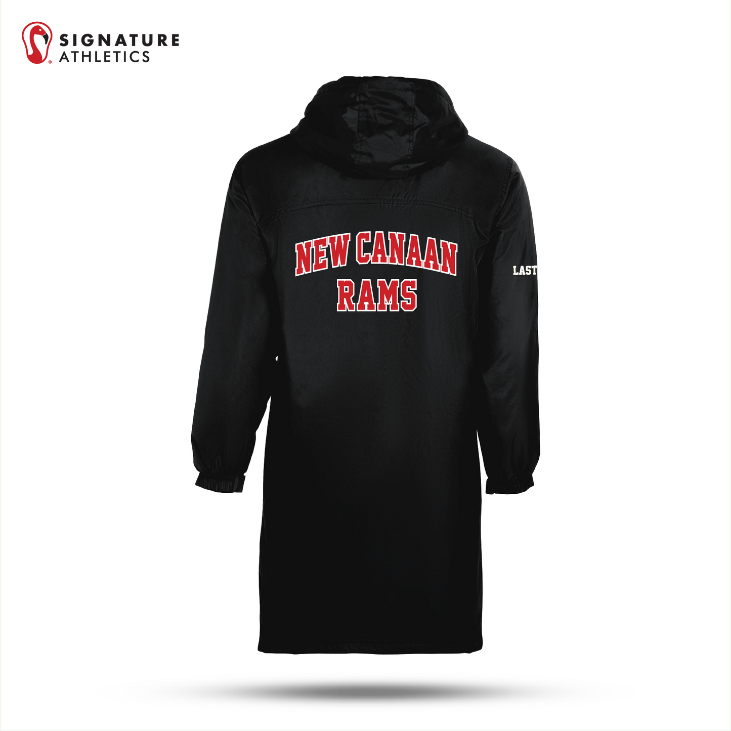 NCHS Men's Booster Club Holloway Conquest Jacket Black Signature Lacrosse