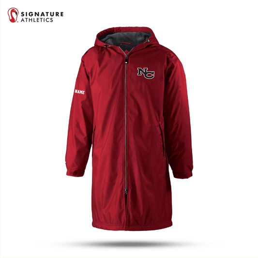 NCHS Men's Booster Club Holloway Conquest Jacket Red Signature Lacrosse