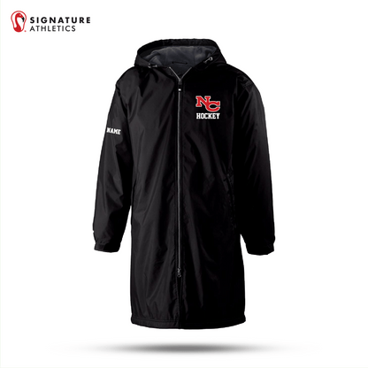 NCHS Men's Hockey Holloway Conquest Jacket Black Signature Lacrosse