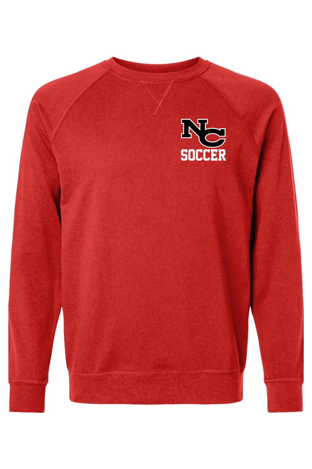 NCHS Soccer Adult Heavyweight Raglan Long Sleeve Signature Lacrosse