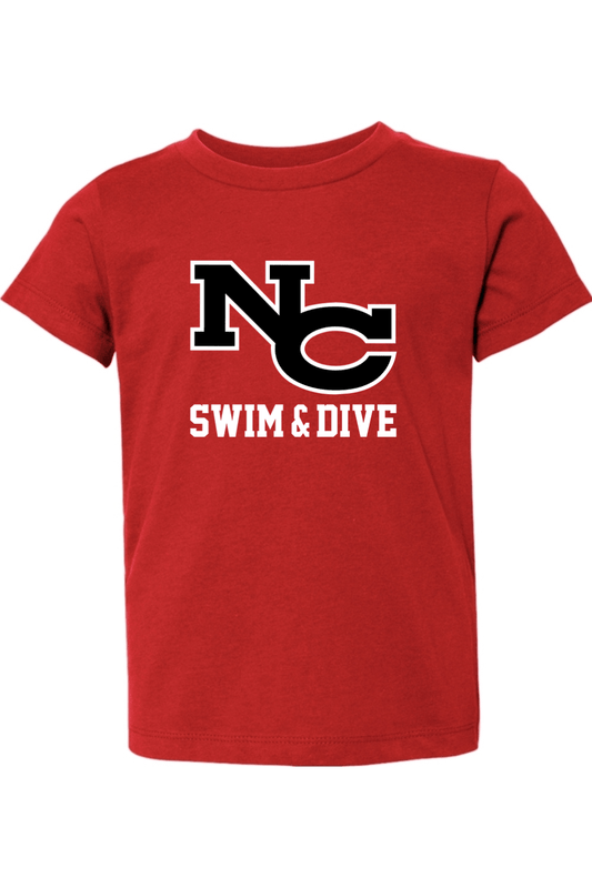 NCHS Swim and Dive Toddler T-Shirt Signature Lacrosse