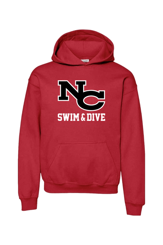 NCHS Swim and Dive Youth Hoodie Signature Lacrosse