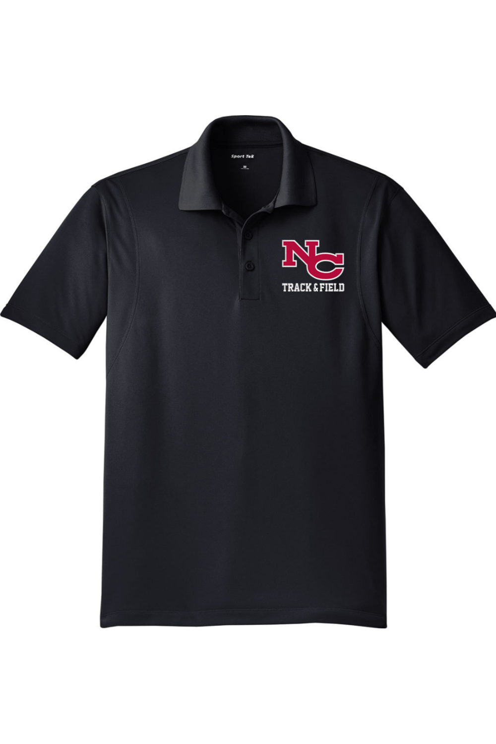 NCHS Track and Field Adult Embroidered Athletic Polo Signature Lacrosse