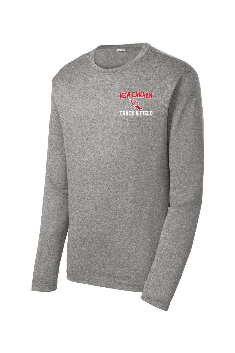 NCHS Track and Field Long Sleeve Heather Contender Tee Signature Lacrosse