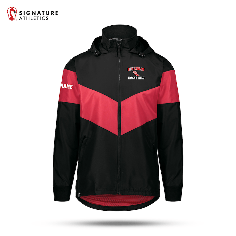NCHS Track and Field Red and Black Holloway Potomac Jacket Signature Lacrosse