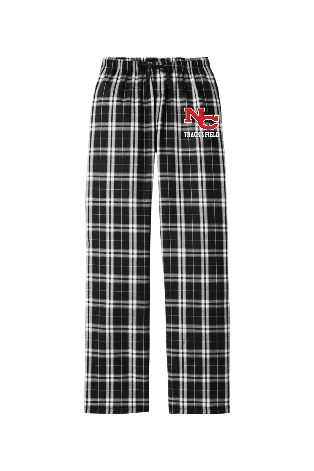 NCHS Track & Field Adult Women's Flannel Plaid Pants Signature Lacrosse
