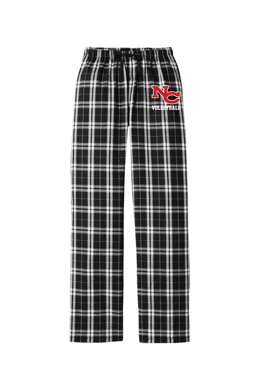 NCHS Volleyball Adult Women's Flannel Plaid Pants Signature Lacrosse