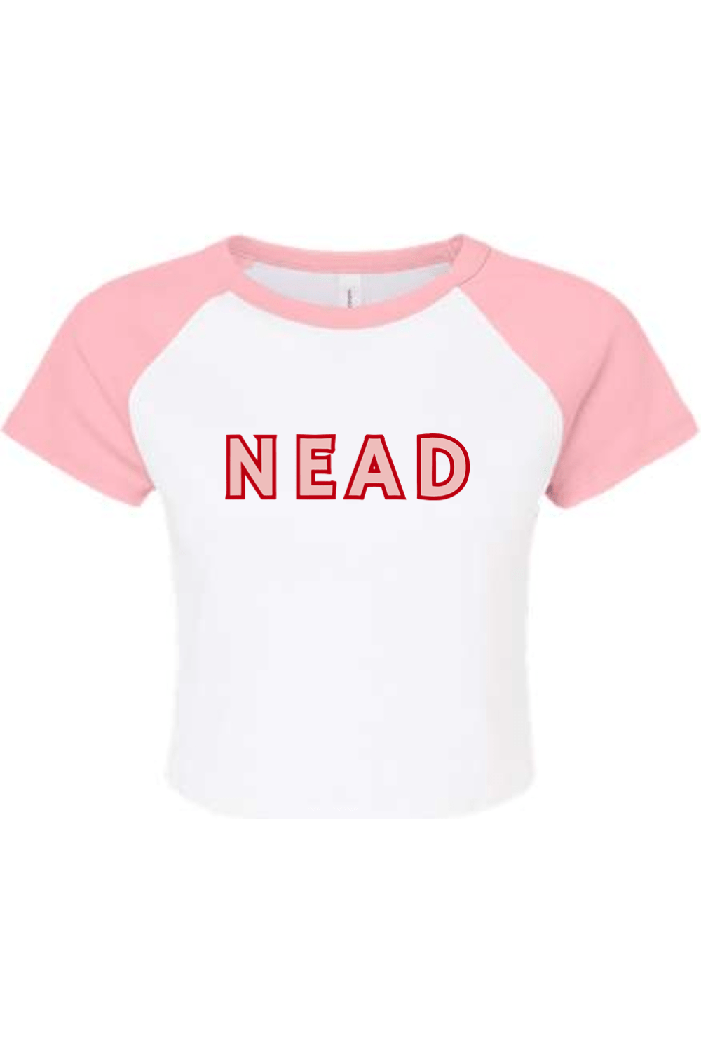 NEAD Bella + Canvas Women's Micro Rib Raglan Baby Tee Signature Lacrosse