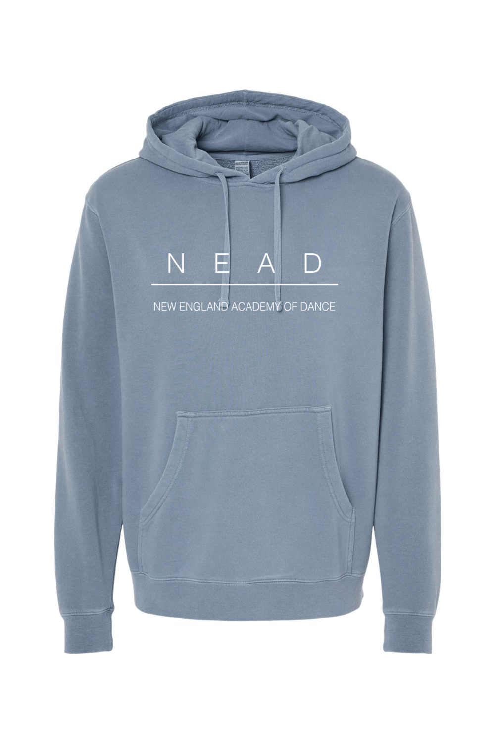 NEAD Independent Trading Co. Unisex Midweight Pigment-Dyed Hooded Sweatshirt Signature Lacrosse