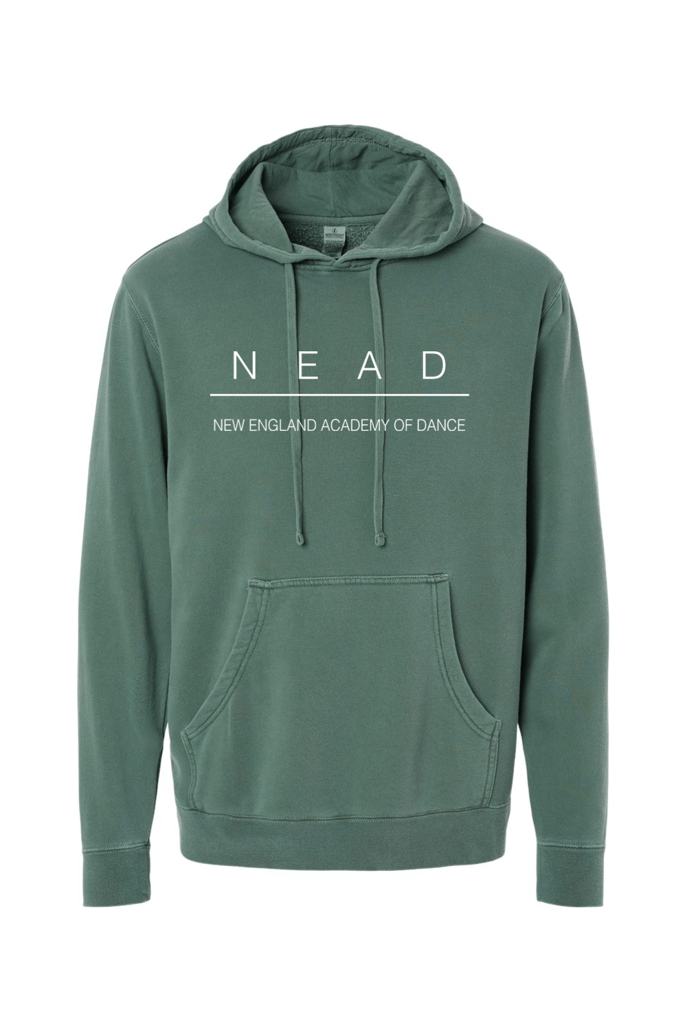 NEAD Independent Trading Co. Unisex Midweight Pigment-Dyed Hooded Sweatshirt Signature Lacrosse