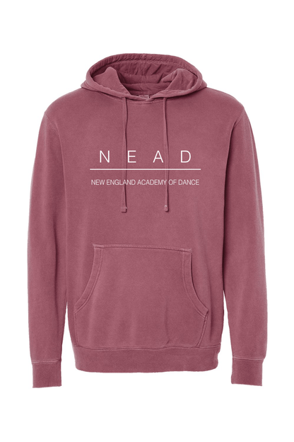 NEAD Independent Trading Co. Unisex Midweight Pigment-Dyed Hooded Sweatshirt Signature Lacrosse