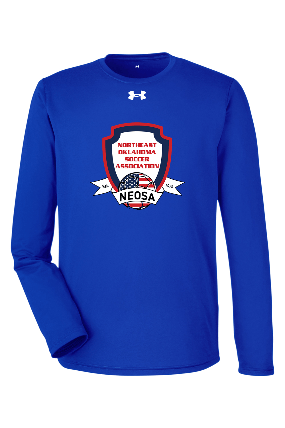 NEOSA Under Armour Men's Team Tech Long-Sleeve T-Shirt Signature Lacrosse