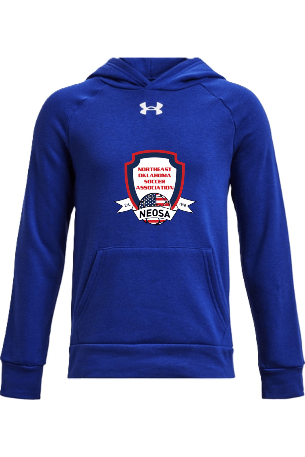 NEOSA Under Armour Youth Rival Fleece Hooded Sweatshirt Signature Lacrosse