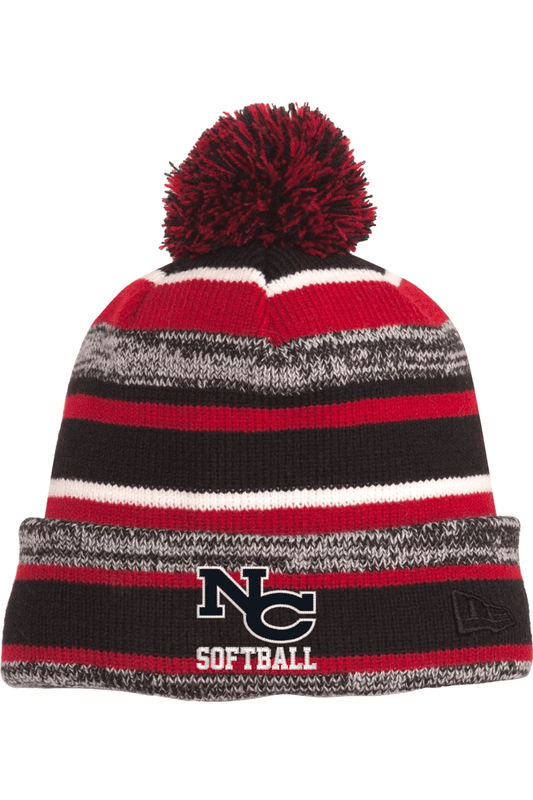 New Canaan Girls Softball New Era Sideline Beanie Signature Lacrosse