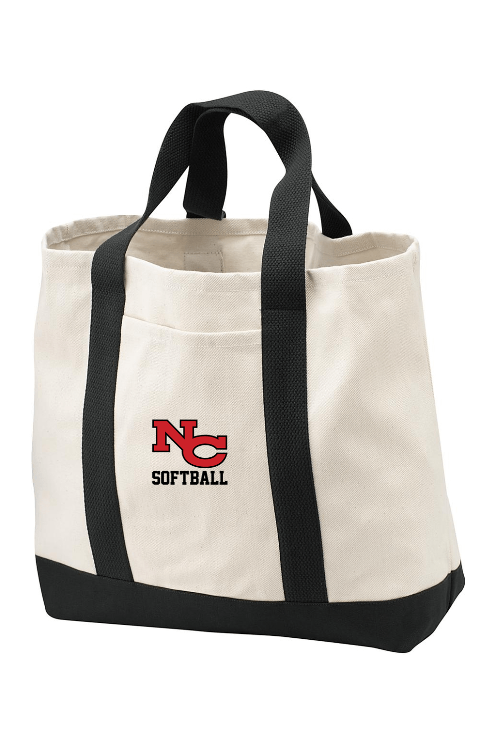 New Canaan Girls Softball Port Authority - Ideal Twill Two-Tone Shopping Tote Signature Lacrosse